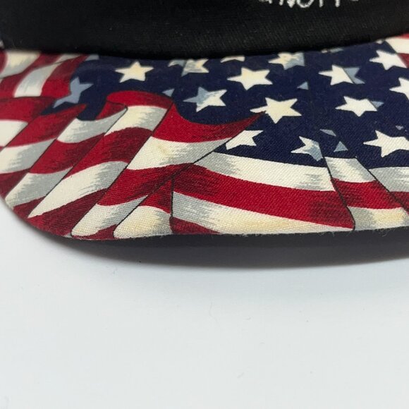 Vintage POW MIA USA Flag All Over Print Snapback Hat Military Adjustable - Picture 2 of 7